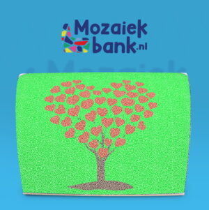 Mozaïekbank achterzijde